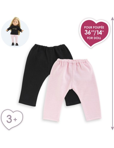 Vêtements pour ma poupée 36 cm : set de 2 leggings - Corolle