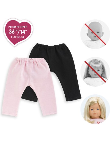 Vêtements pour ma poupée 36 cm : set de 2 leggings - Corolle