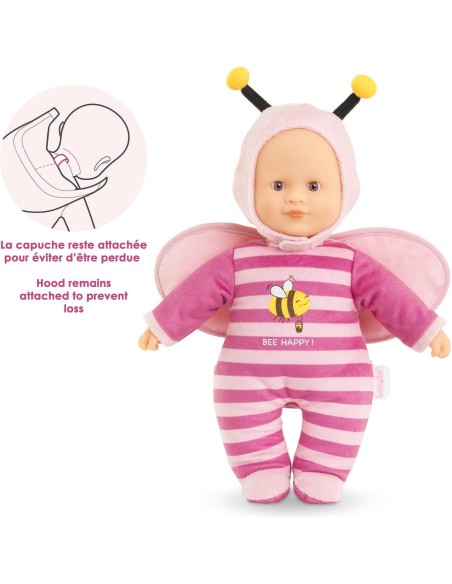 Poupon 30 cm : pti' cœur abeille - Corolle