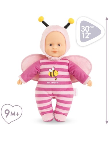 Poupon 30 cm : pti' cœur abeille - Corolle