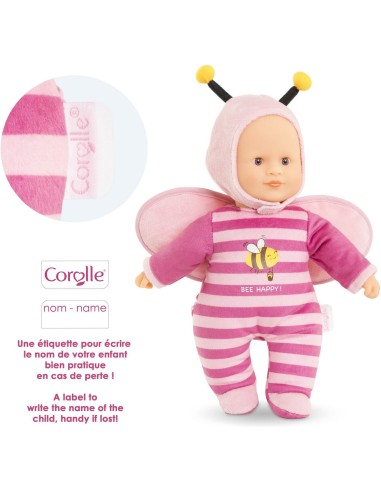 Poupon 30 cm : pti' cœur abeille - Corolle