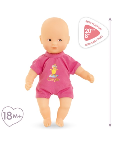 Poupon mini bain rose - Baigneur - Corolle