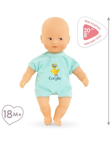 Poupon mini bain bleu - Baigneur - Corolle