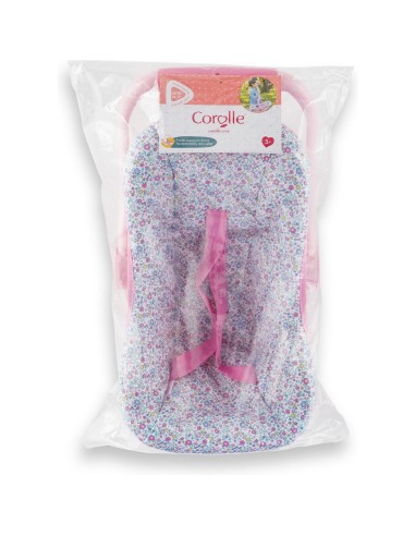 Accessoires pour grand poupon 36 et 42 cm : porte poupon floral - Corolle