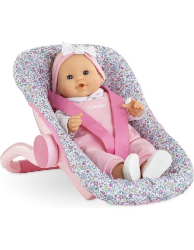 Accessoires pour grand poupon 36 et 42 cm : porte poupon floral - Corolle