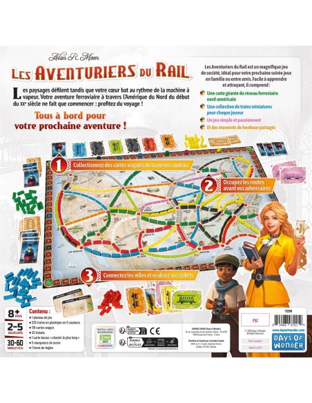 Aventuriers du Rail : Us - Days Of Wonder Aventuriers du Rail : Us - Days Of Wonder