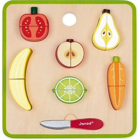 Plateau de Fruits et Legumes en bois Janod