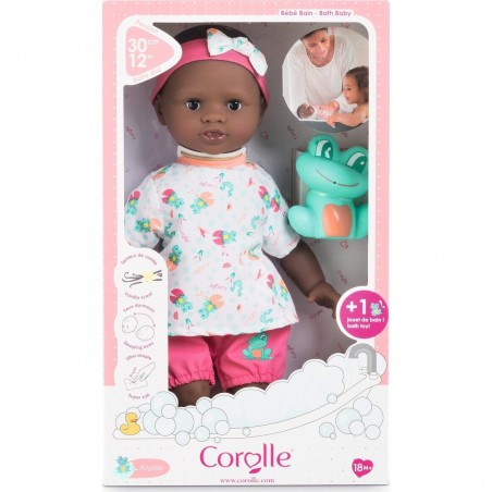 Bébé Bain - Alyzée Grenouille Rose Clair - Corolle