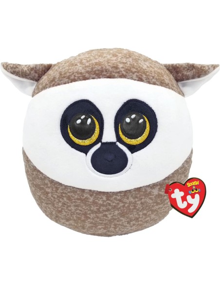 Peluche Ty Squish a Boos Small - Linus le Lemurien Peluche Ty Squish a Boos Small - Linus le Lemurien
