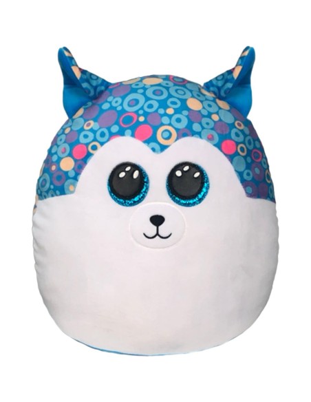 Peluche Ty Squish a Boos Medium - Helena le Husky Peluche Ty Squish a Boos Medium - Helena le Husky