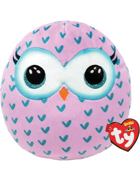 Peluche Ty Squish a Boos Medium - Winks la Chouette Peluche Ty Squish a Boos Medium - Winks la Chouette