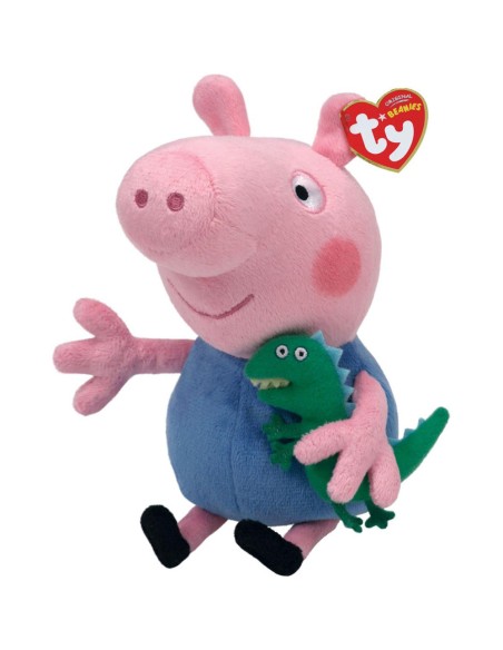 Peluche Ty Peppa pig Small - George Peluche Ty Peppa pig Small - George