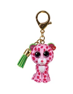 Peluche Ty Mini Boos Clip - Glamour le Leopard