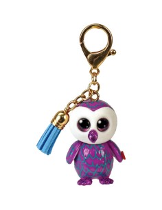 Peluche Ty Mini Boos Clip - Moonlight la Chouette