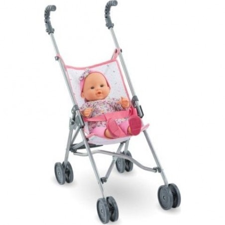 Poussette canne rose - Corolle