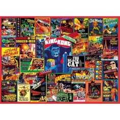 Puzzle 1000 pièces - Films Thriller Classiques - Clementoni 2