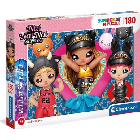 Puzzle Brillant 180 pièces - Na Na Na ! - Clementoni