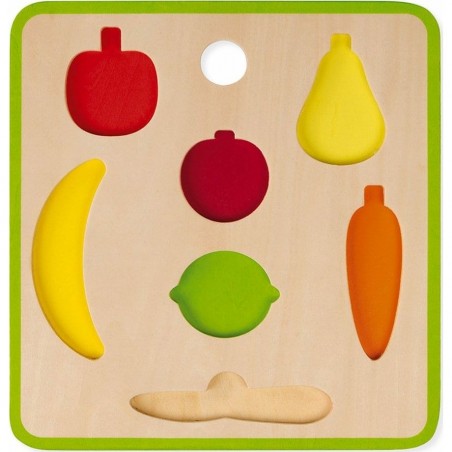 Plateau de Fruits et Legumes en bois Janod