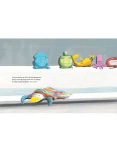Livre Le bain de Berk - L'école des loisirs - Moulin Roty 2