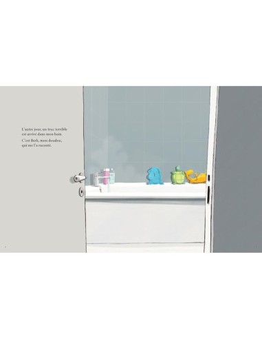 Livre Le bain de Berk - L'école des loisirs - Moulin Roty