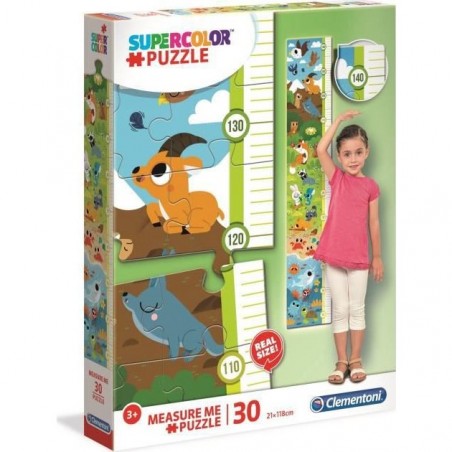 Puzzle Toise 30 pièces - Animaux dans leur habitat - Clementoni
