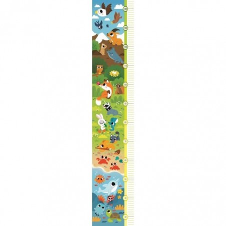 Puzzle Toise 30 pièces - Animaux dans leur habitat - Clementoni
