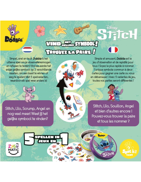 Dobble Stitch - Zygomatic - Jeux de société - Asmodee Dobble Stitch - Zygomatic - Jeux de société - Asmodee