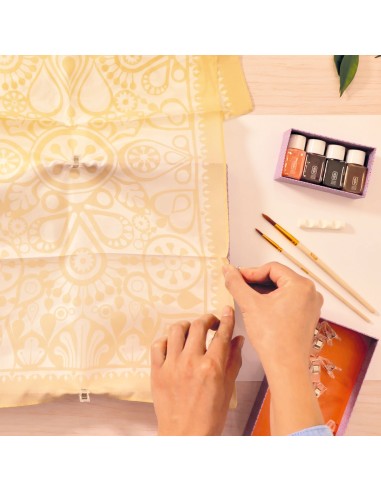 Atelier 11, peinture sur soie - Atelier 11 - Djeco