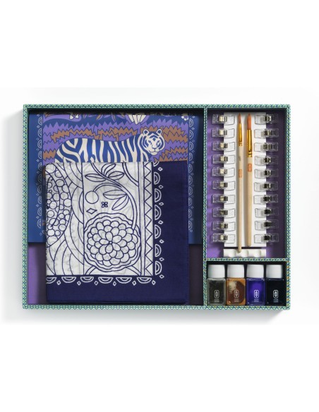 Atelier 10, peinture sur soie - Atelier 10 - Djeco Atelier 10, peinture sur soie - Atelier 10 - Djeco
