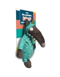 Ma peluche loup pyjama licorne - Auzou
