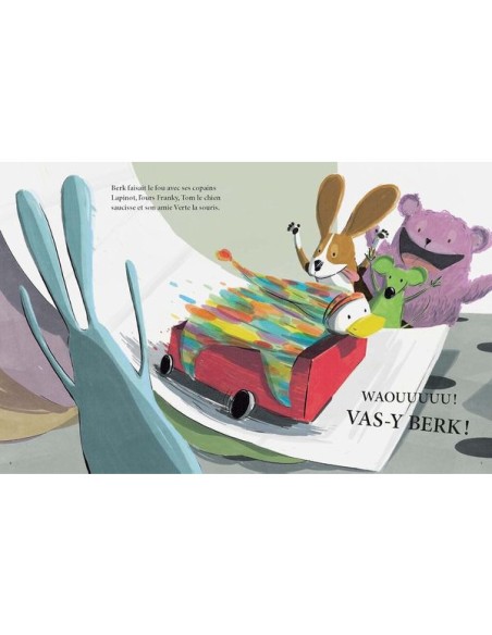 Livre L'oeil de Berk - L'école des loisirs - Moulin Roty