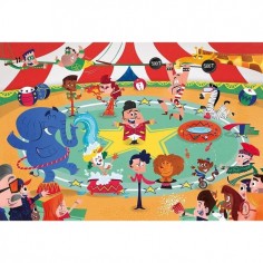 Puzzle 104 pièces - Le cirque - Clementoni 2