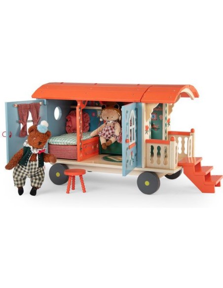 Roulotte Les Minouchkas - Les Minouchkas - Moulin Roty Roulotte Les Minouchkas - Les Minouchkas - Moulin Roty