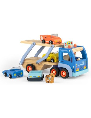 Camion de transport de voitures Avenue du Moulin - Moulin Roty