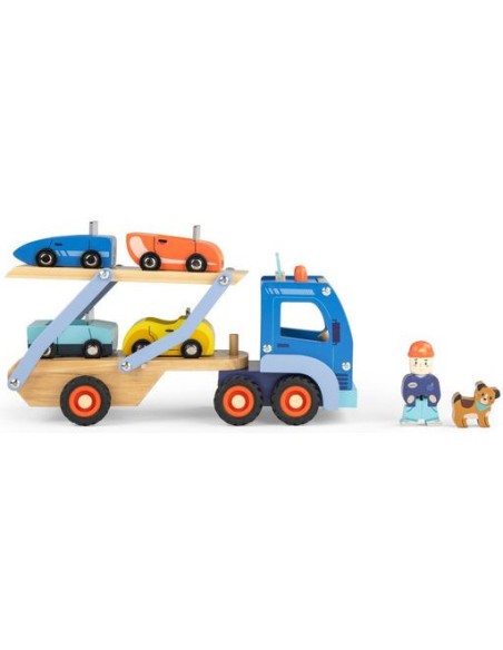 Camion de transport de voitures Avenue du Moulin - Moulin Roty