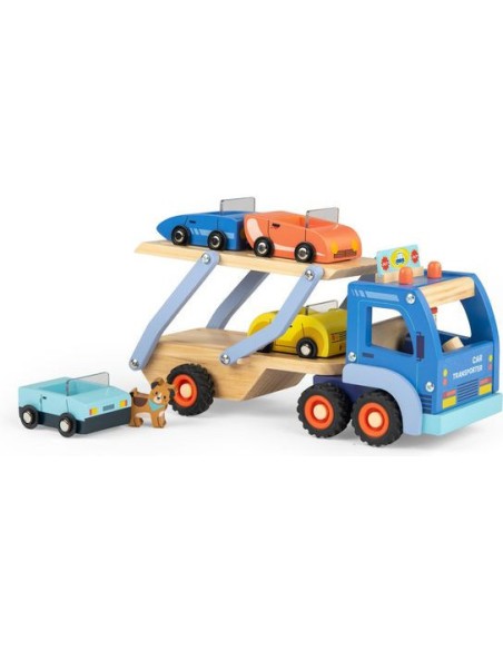 Camion de transport de voitures Avenue du Moulin - Moulin Roty