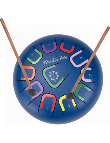 Grand Tambour à languettes Puce & Pilou - Moulin Roty