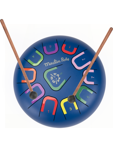 Grand Tambour à languettes Puce & Pilou - Moulin Roty