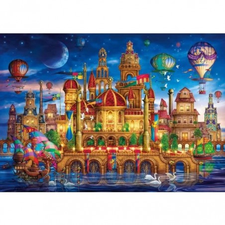 Puzzle 6000 pièces - Downtown - Clementoni
