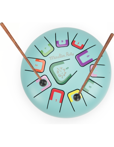 Tambour à languettes Puce & Pilou - Moulin Roty