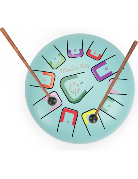 Tambour à languettes Puce & Pilou - Moulin Roty