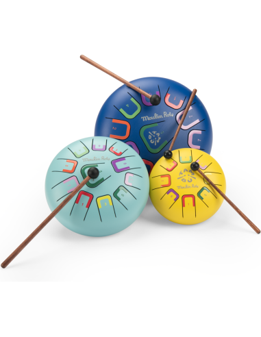 Tambour à languettes Puce & Pilou - Moulin Roty