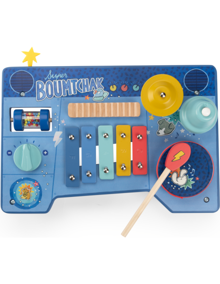 Table multi-activités musicale Puce & Pilou - Moulin Roty
