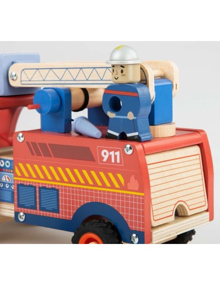 Camion de pompier Avenue du Moulin - Moulin Roty