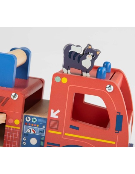 Camion de pompier Avenue du Moulin - Moulin Roty