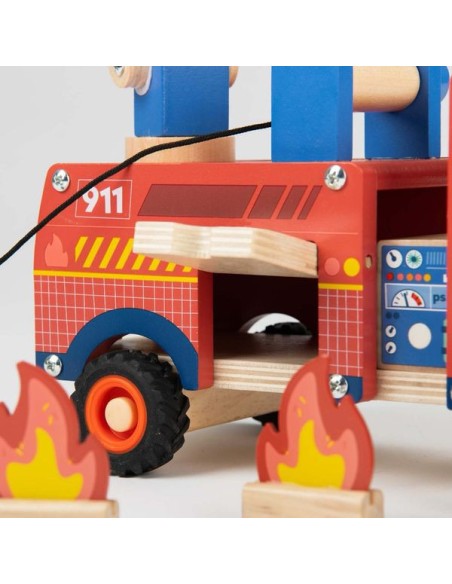 Camion de pompier Avenue du Moulin - Moulin Roty