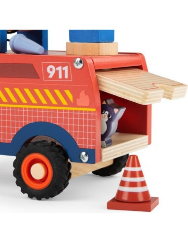 Camion de pompier Avenue du Moulin - Moulin Roty