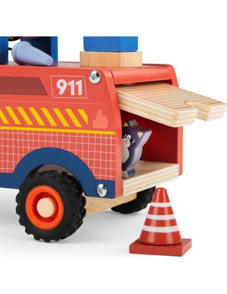 Camion de pompier Avenue du Moulin - Moulin Roty