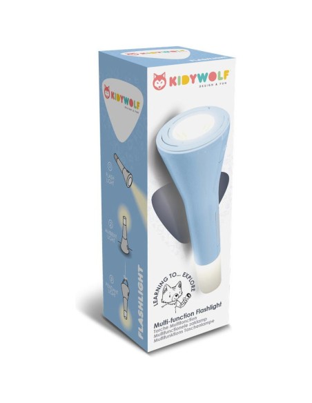 Flashlight Lampe de poche Bleu - Kidywolf