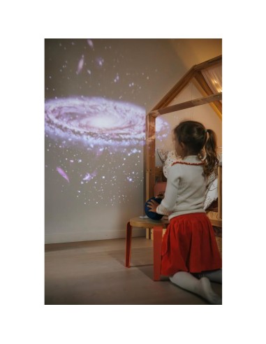 Kidystar planétarium Hd avec 6 disques rotatifs bleu - Kidywolf
